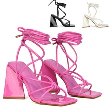 Womens Block Heeled Sandals