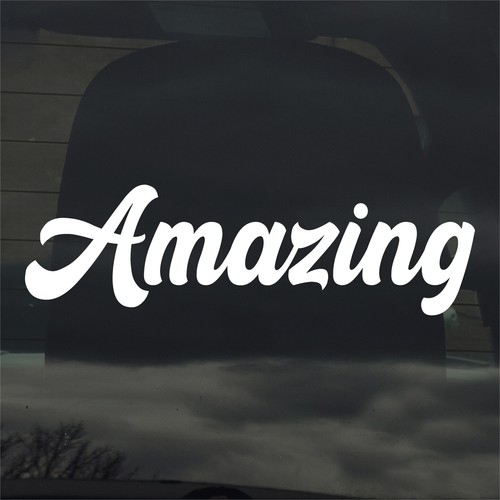 Amazing sticker decal - sticker,