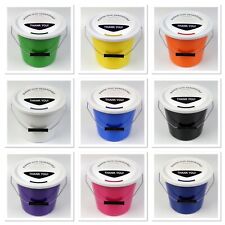 Charity Donation Collection Money Bucket/Box Thank you labels  & security ties