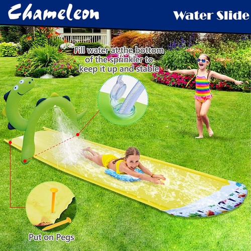 16ft slip and slide - slip, water
