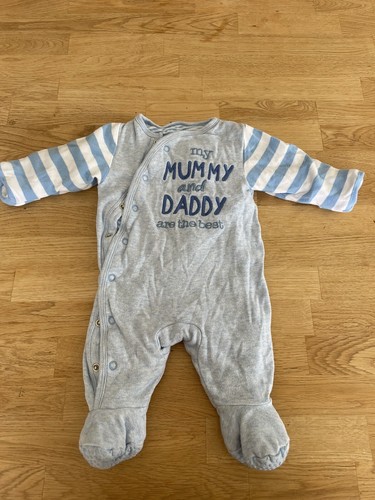 Baby sleepsuit months - 0-3,