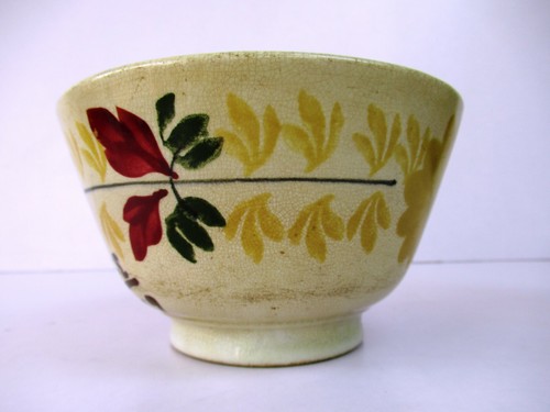 Antique spongeware pottery - spongeware,