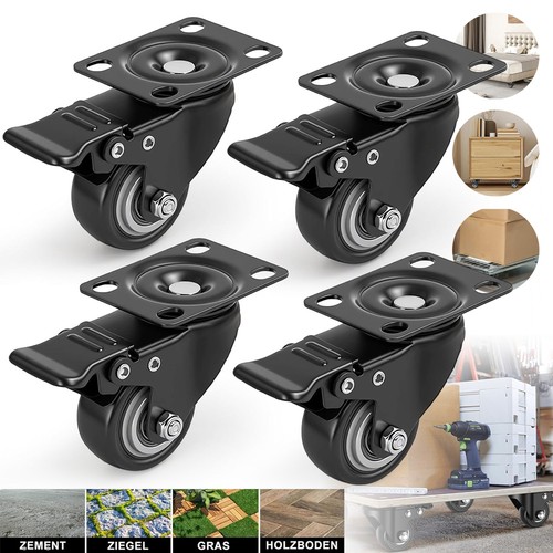 4pcs casters inch - 4pcs, castor