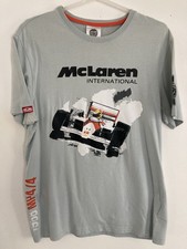 AYRTON SENNA MCLAREN 1988 MP4/4 F1 T-SHIRT MENS ADULT MEDIUM FORMULA 1