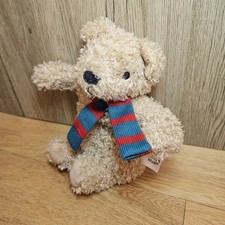 MARKS AND SPENCER SPENCER BEAR MICROWAVEABLE HOTTIE SOFT TOY m&s Scarf teddy