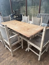 Table and 6 Chairs One Chair