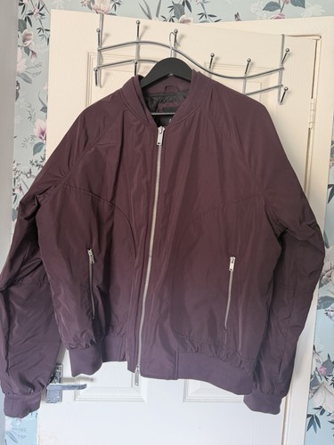 River island burgundy bomber - ,