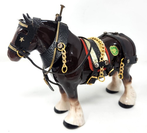 Draft horse porcelain - horse,