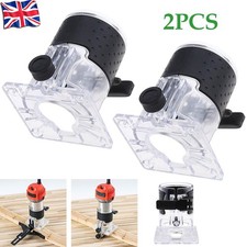 2Pcs Woodworking Trimmer Router Base Compatible with Makita Router 88x80mm UK