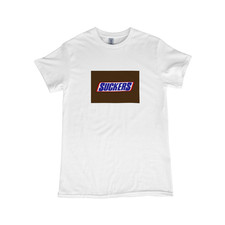 SUCKERS Tshirt Funny Parody Chocolate Bar Novelty Tee 137