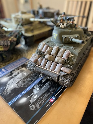 Tamiya m4 sherman tank - sherman,