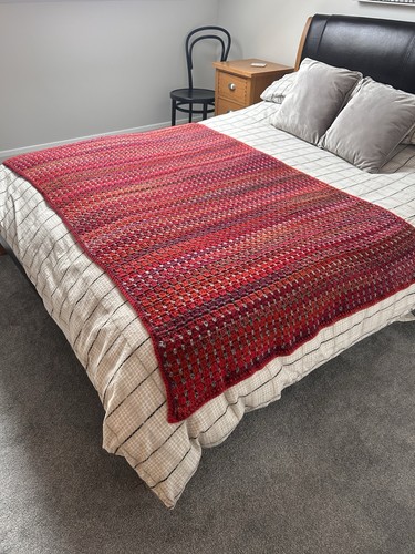 Large crochet throw blanket - crochet,