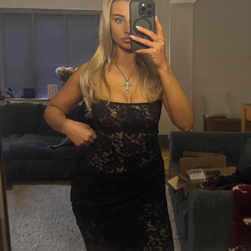Black laced polly - oh, dress