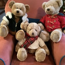 3 Harrods Christmas Bears