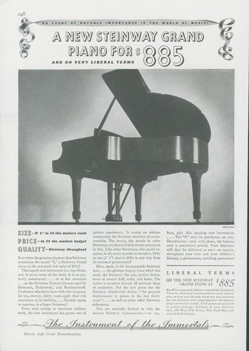 1936 steinway grand piano - 1936,
