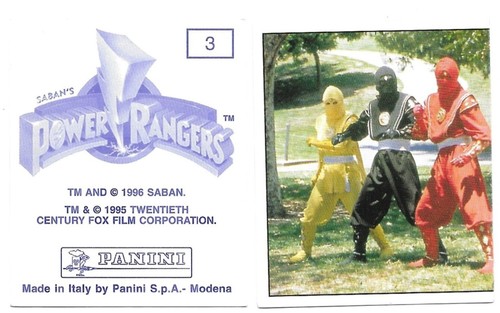 Panini power rangers - -,