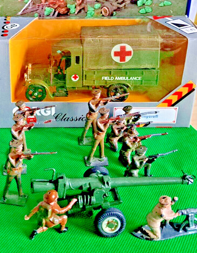 Corgi ww1 ambulance soldiers - corgi, ambulance/soldiers