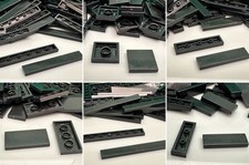 LEGO Smooth Tile Black 1x2 1x3