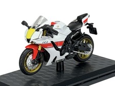 ALLOY CAR YAMAHA R1 WHITE 1:18