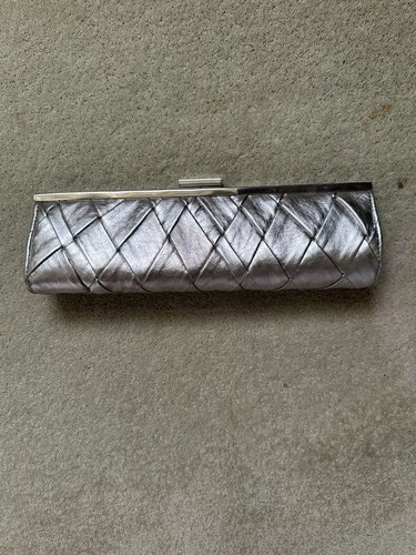 Women dune silver clutch - silver,