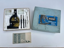 Regent Vintage Microscope for Students with Case and Tools