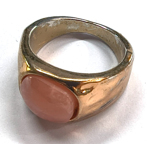 Vintage gold tone - signet, ring