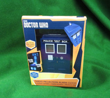DOCTOR WHO - Tardis Projection Alarm Clock (BBC, 2009) IN ORIGINAL BOX.