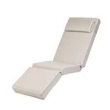 Alfresia Luxury Filled Garden Relaxer Chair Cushion | Water Resistant | Taupe