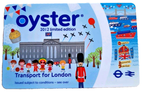 2012 oyster card london - card,