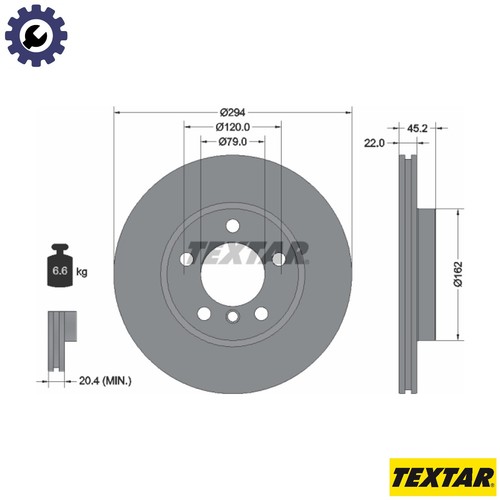 Brake disc 92277805 - disc, for