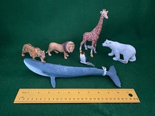 SCHLEICH WILD ANIMALS ~ WHALE / LION  / TIGER / POLAR BEAR / PENGUIN & GIRAFFE