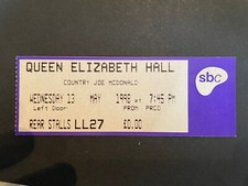 Country Joe McDonald Ticket