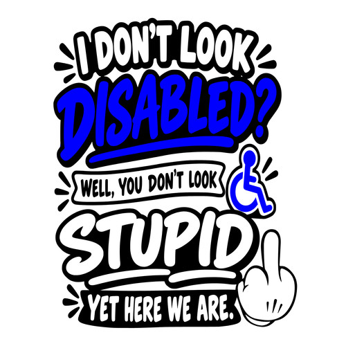 Funny disabled car window - funny,