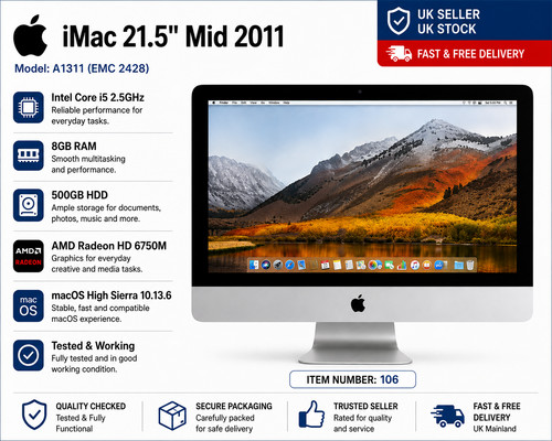 Apple imac mid 2011 - 21.5",