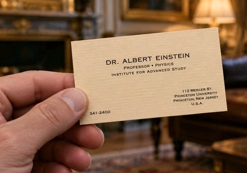 Business card albert - business,