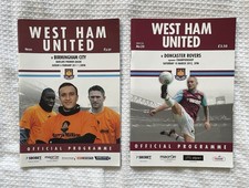 X2 West Ham United Match Day Programmes