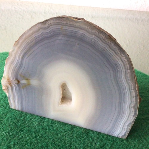 Blue lace agate piece slice - blue,