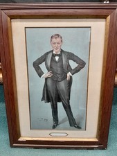 Winston Churchill Vanity Fair Spy Print, 1900 - rare