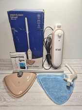 Russell Hobbs RHSM1001-G Steam and Clean Steam Mop White & Light Blush