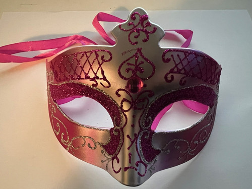 Hot pink venetian style - pink,