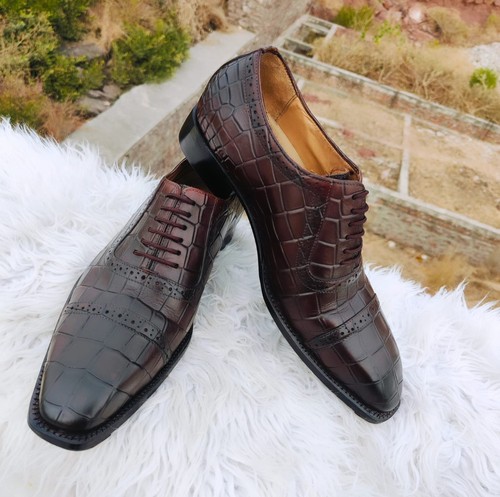 Men crocodile embossed - men's,