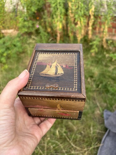 Vintage wooden trick - trick, puzzle