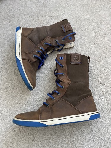 Timberland brown leather boots - leather,