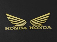 2PCS For Honda Wing Bike Badge