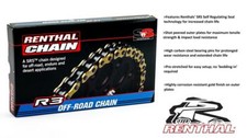 Honda XL250 RC-D ProLink 82-83 Renthal 520-R3 Gold O-Ring Chain 520 x 102 Links