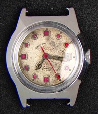 West End Sowar Ruby Indices Men's Hand-Wind Vintage Swiss Watch -- Running