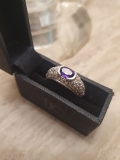 Purple & White Zirconia 925