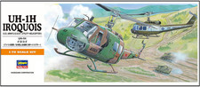 Hasegawa 1:72 Scale UH-1H Iroquois Plastic Model Helicopter Kit