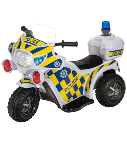 Police motorbike electric - motorbike, 6v