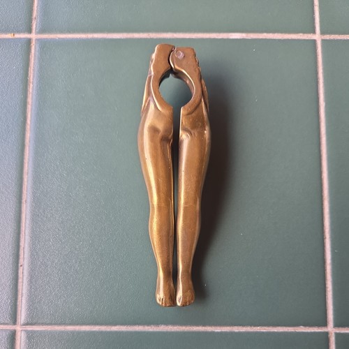 Vintage brass ladies legs - vintage,